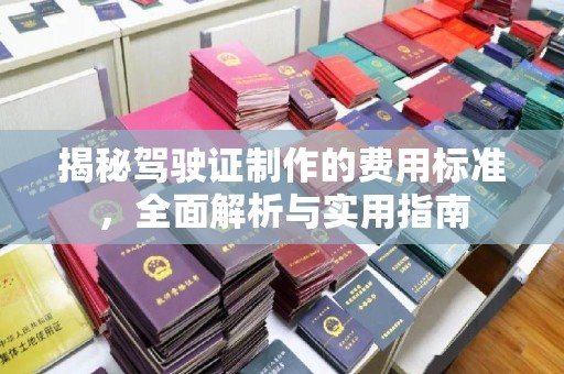 龙安揭秘驾驶证制作的费用标准，全面解析与实用指南