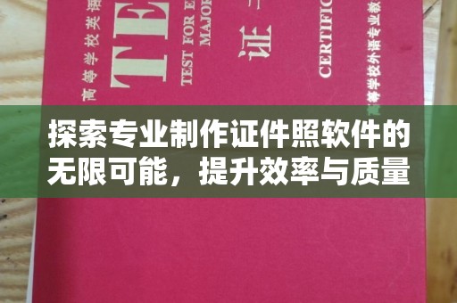 龙安探索专业制作证件照软件的无限可能，提升效率与质量