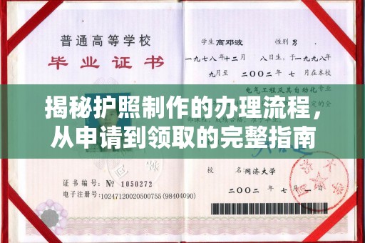 龙安揭秘护照制作的办理流程，从申请到领取的完整指南
