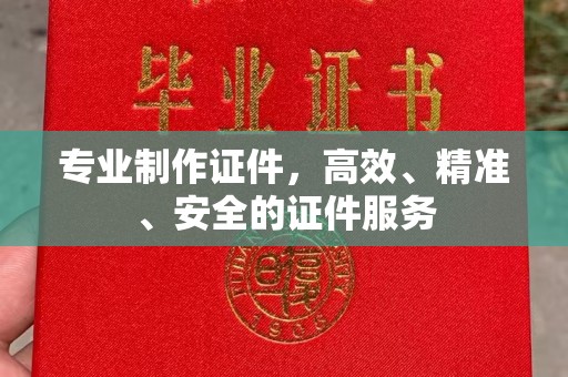 龙安专业制作证件，高效、精准、安全的证件服务