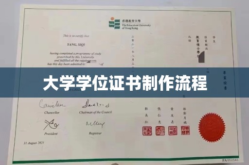 龙安大学学位证书制作流程
