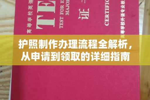 龙安护照制作办理流程全解析，从申请到领取的详细指南